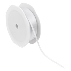 Satin Ribbon 3mm x 25m White_2
